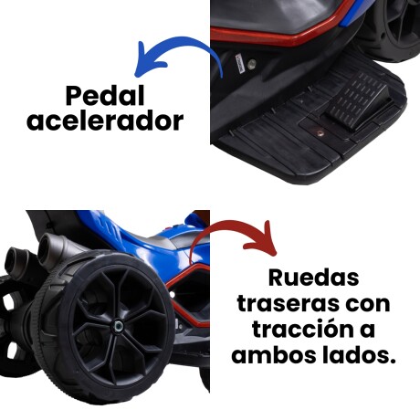 Moto Deportiva Infantil Biemme a Batería Sport Racing AZUL