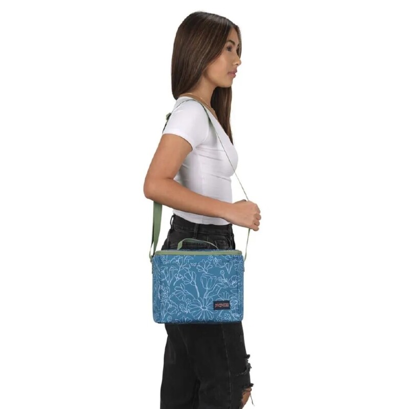 Lonchera Térmica Super Snack Delightful Daisies Green