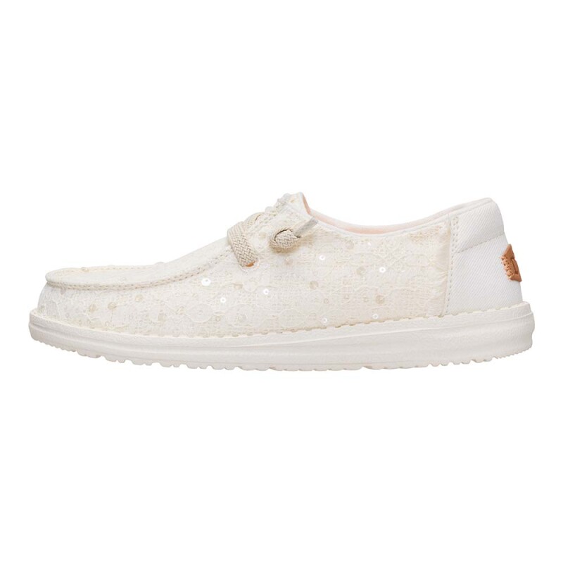 Wendy Sequin Lace Ivory