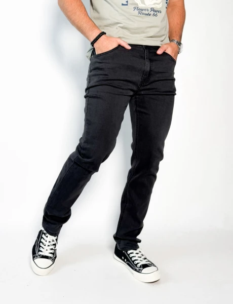 Pantalón de jean Geko Gris