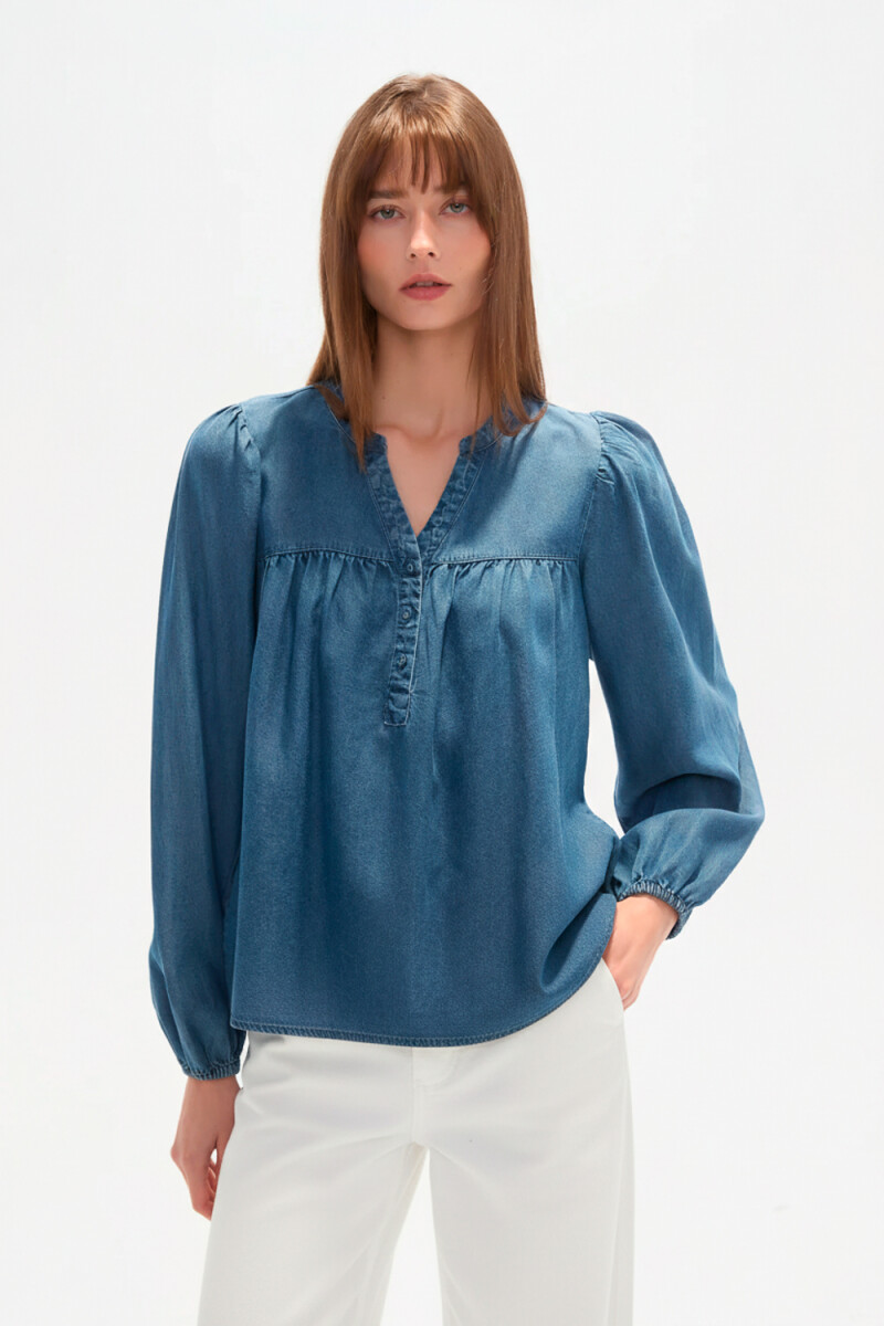 Blusa Mertan - Azul 