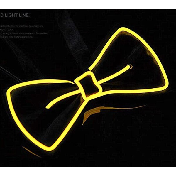 Moño Luz Led Corbata Fiesta Electronica Neon Rave Techno Moño Luz Led Corbata Fiesta Electronica Neon Rave Techno