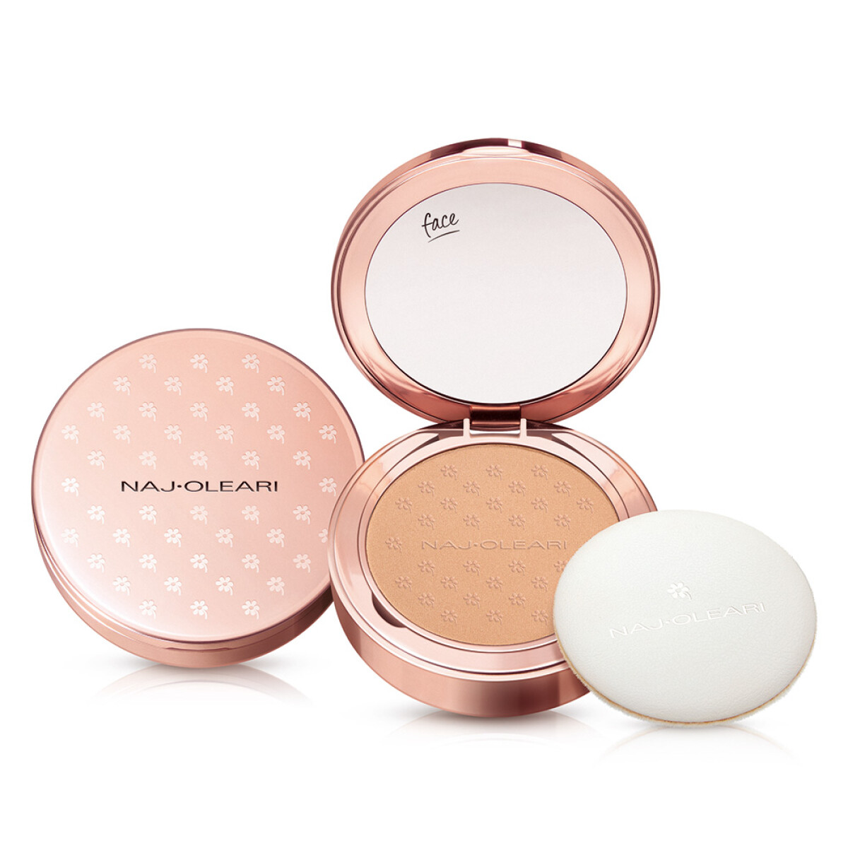 Naj Oleari Skin Caress Pressed Powder -Sienna 