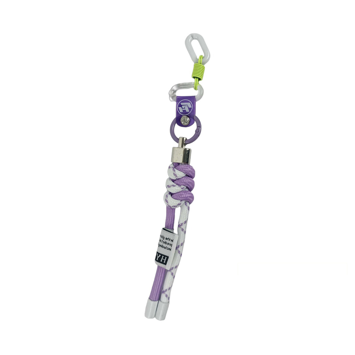 Llavero con cordones de colores - Violeta 