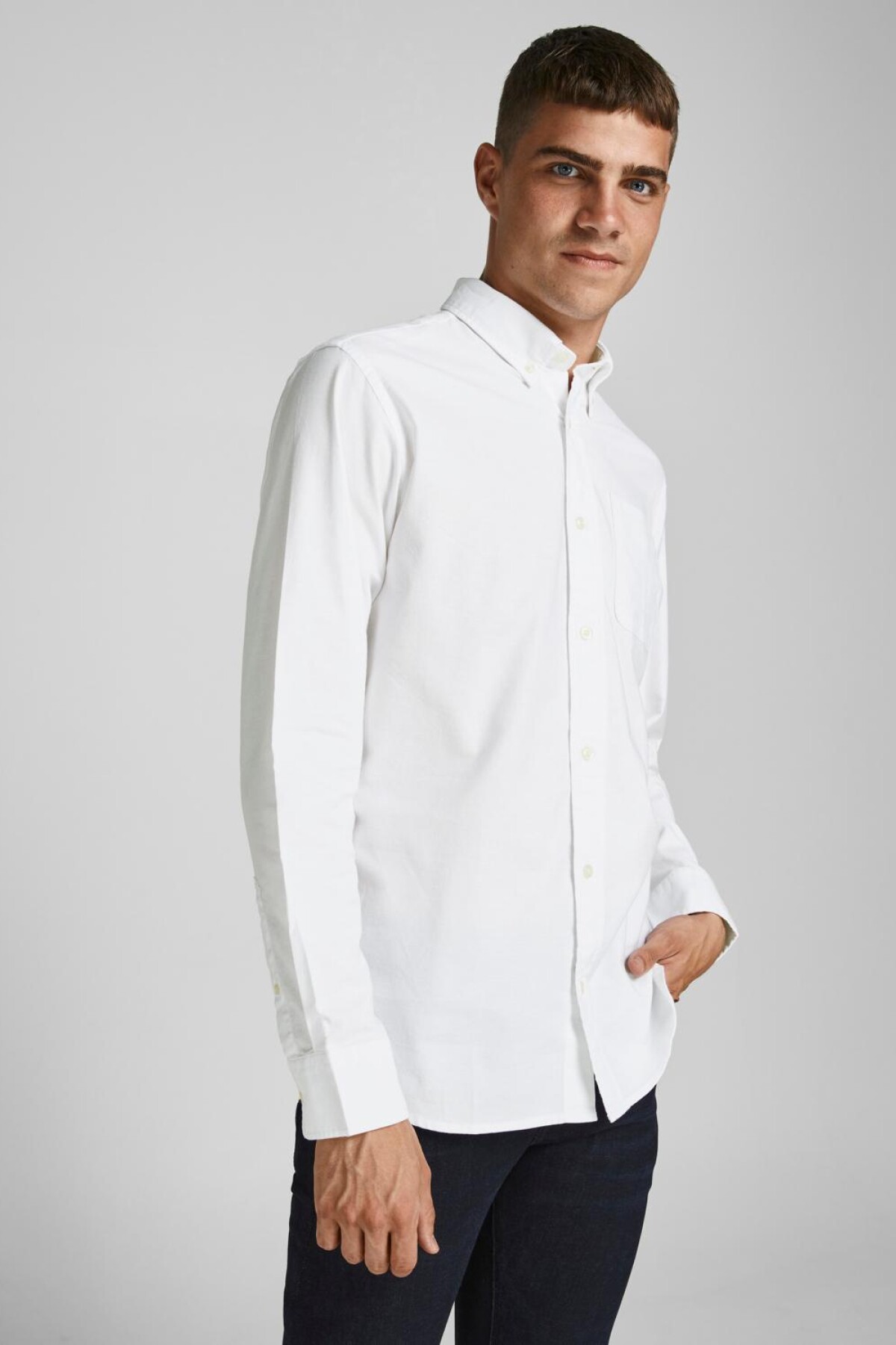 Camisa Oxford Clásica White