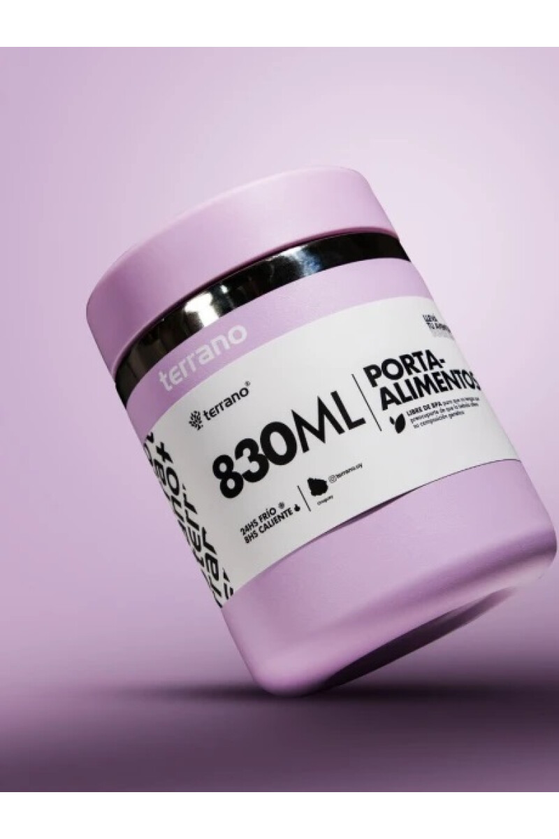 CONTENEDOR DE ALIMENTOS TERRANO 830ML LILA