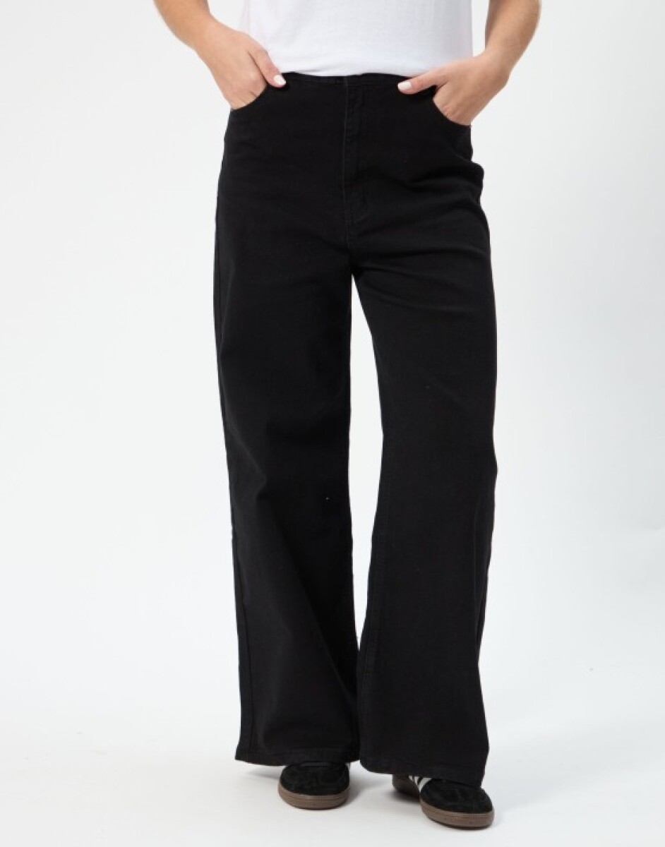 PANTALÓN RUEDO - NEGRO 