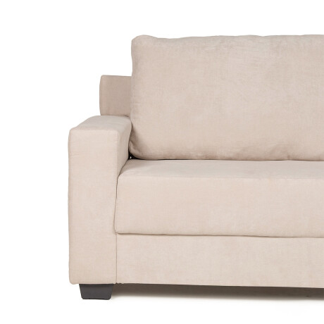 Sofá Modus (Outlet) - Tela Microfibra - 3 cuerpos Berlin 02 (Beige)