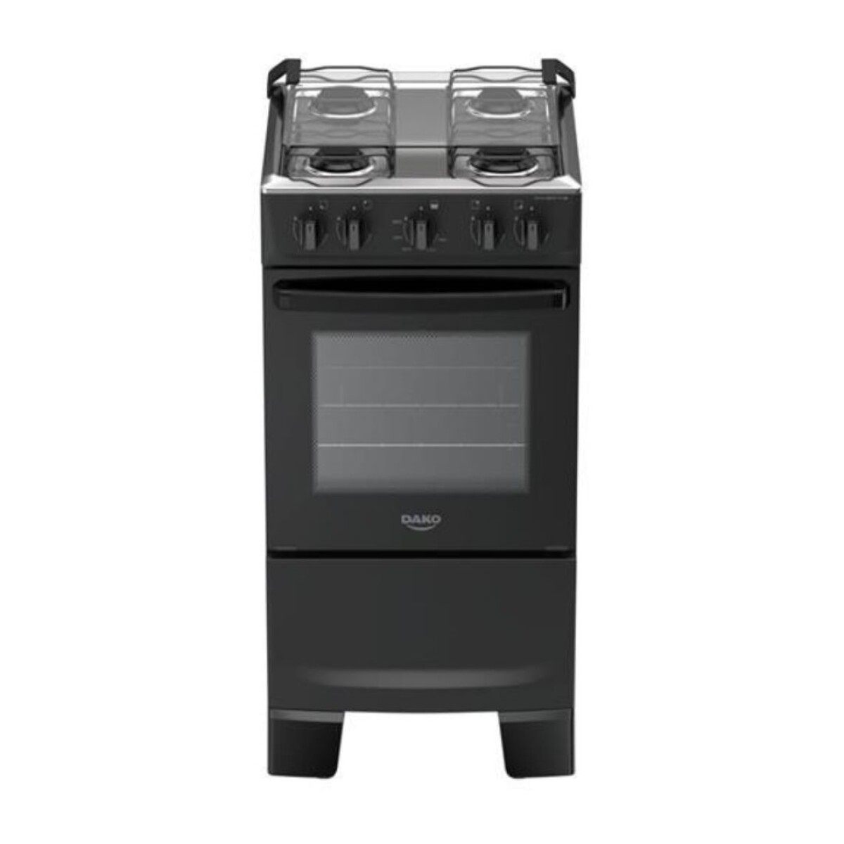 Cocina Dako Amazonas 4 Hornallas 2220 - Negro 