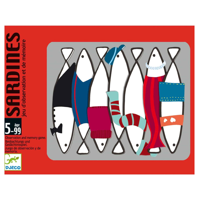 Juego de Cartas Sardines Djeco Juego de Cartas Sardines Djeco
