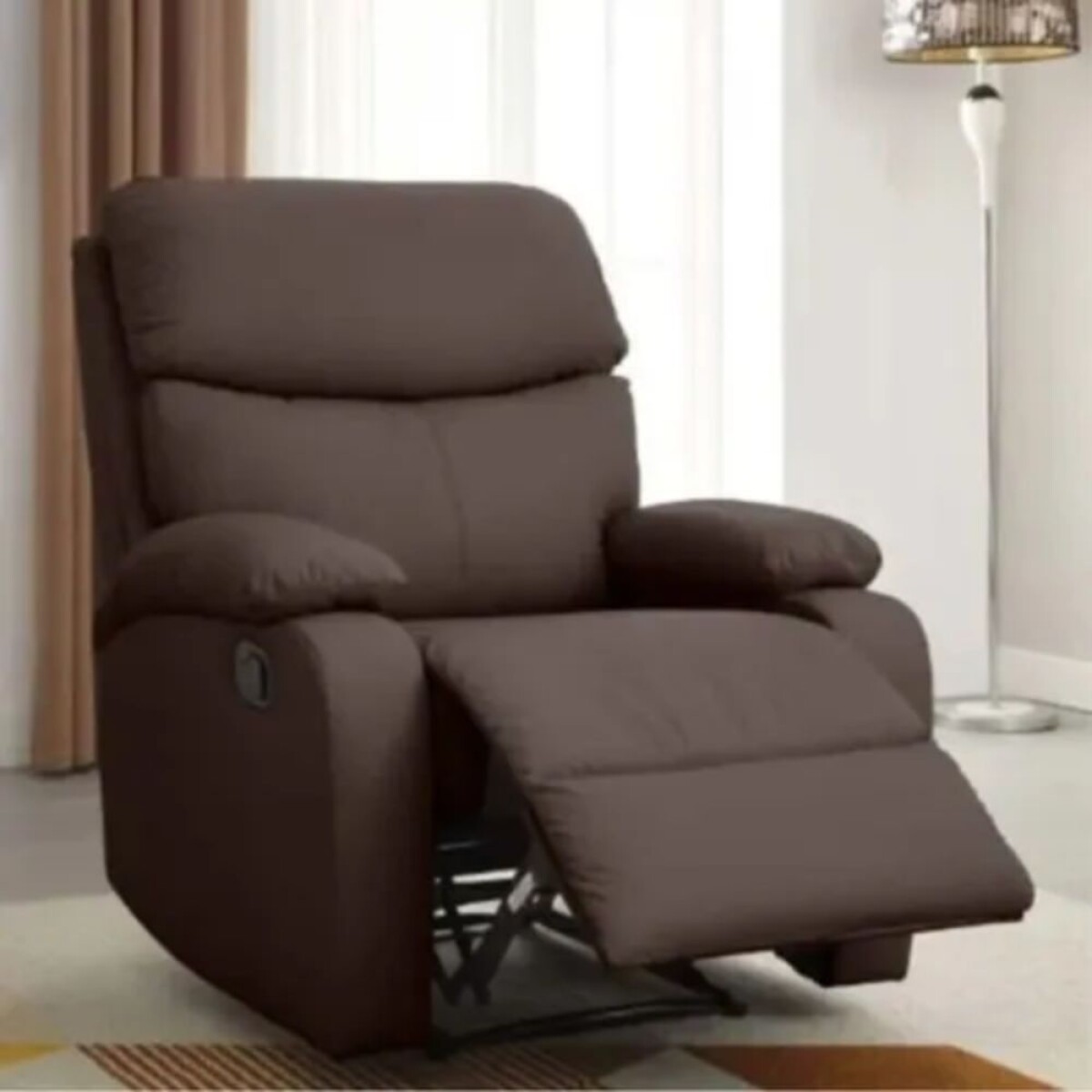 Sillón Reclinable 1 Cuerpo Marrón 
