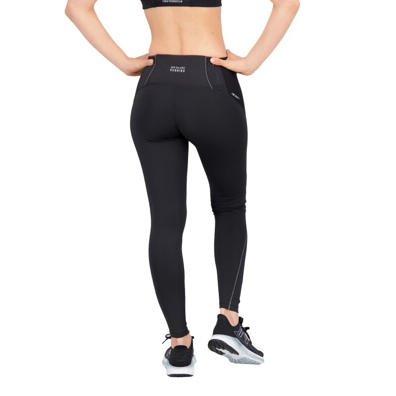 Pantalon New Balance de dama - IMPACT RUN TIGHT - WP21273BK BLACK