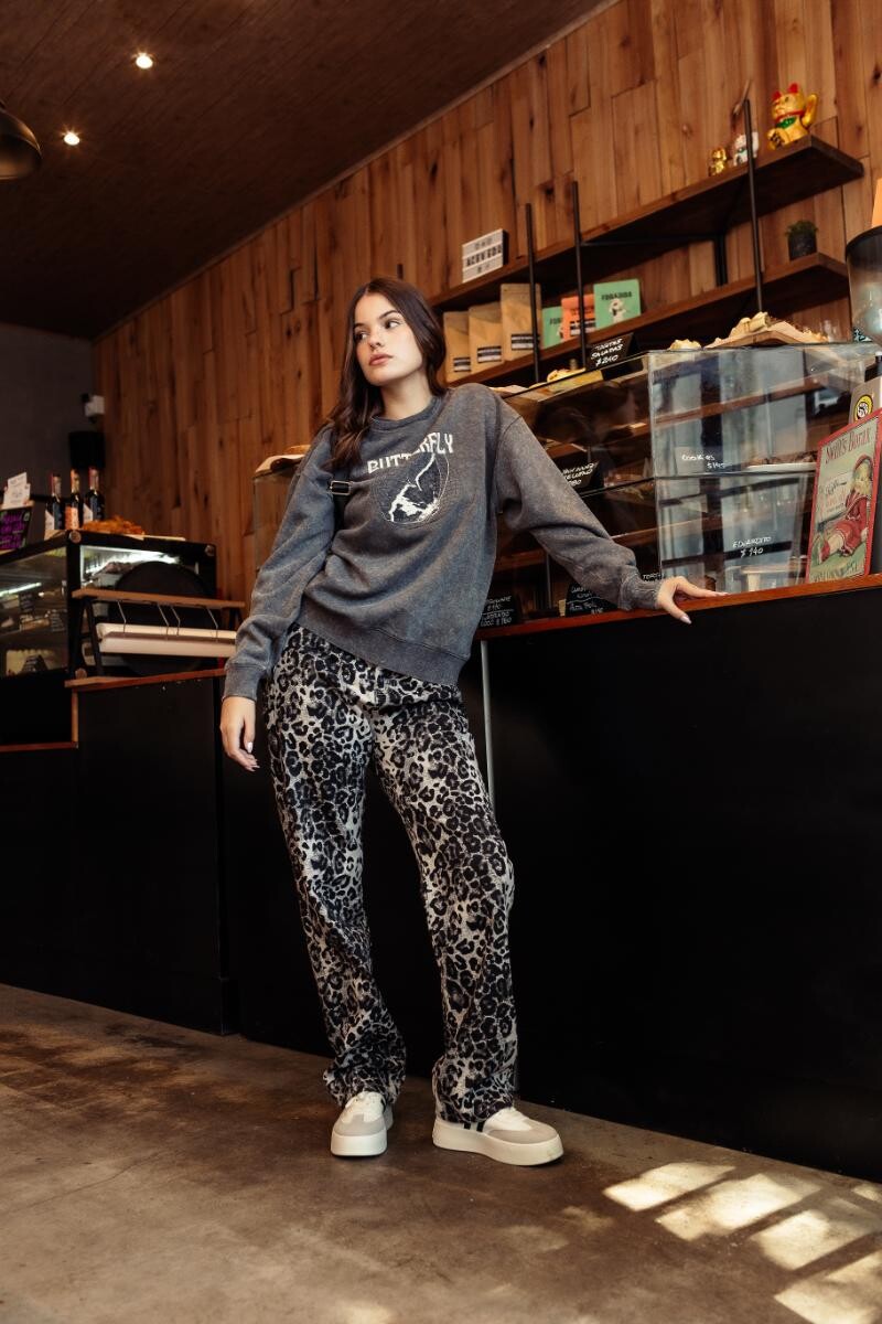 Buzo oversize Bari Gris