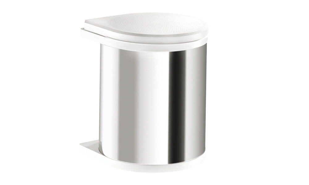 CUBO Basura 502.12.023 Acero/Blanco15lt. pieza Cubo Basura 502.12.023 Acero/blanco15lt. Pieza
