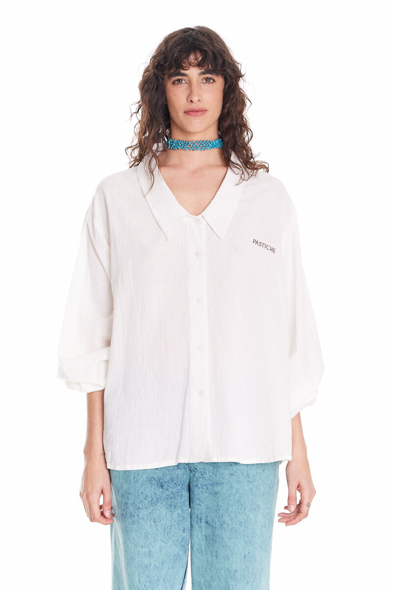 Camisa Cisne Off White