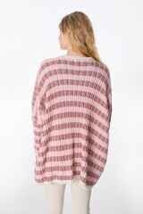 Sweater Tropea Rosa/Bordeaux