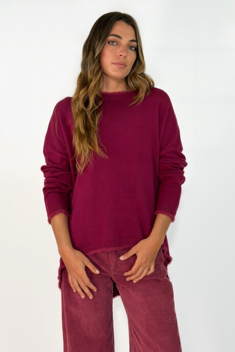SWEATER EIRA Bordo