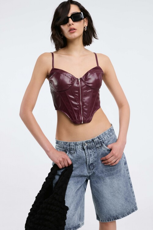 Bustier Tina Burdeos