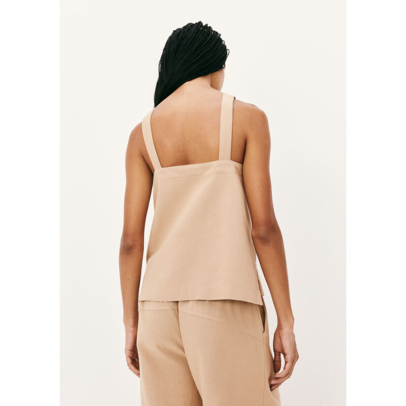 BLUSA SM FEM CAQUI CLARO