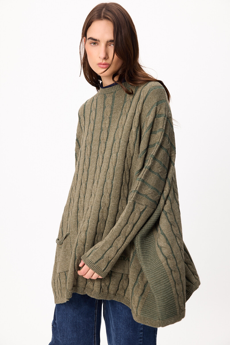 Sweater Oceano - Verde Claro/Oscuro 