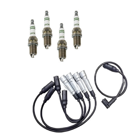 KIT DE CABLE DE BUJIAS + BUJIAS MULTIPUNTO Kit De Cable De Bujias + Bujias Multipunto