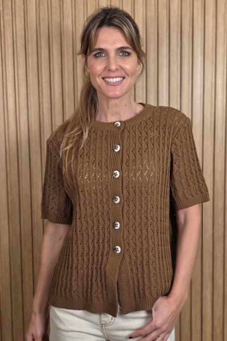 Cardigan Mora Ocre