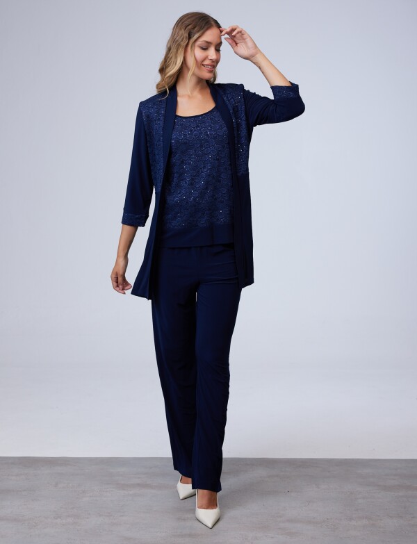 Set Blusa, Pantalón & Chaqueta AZUL