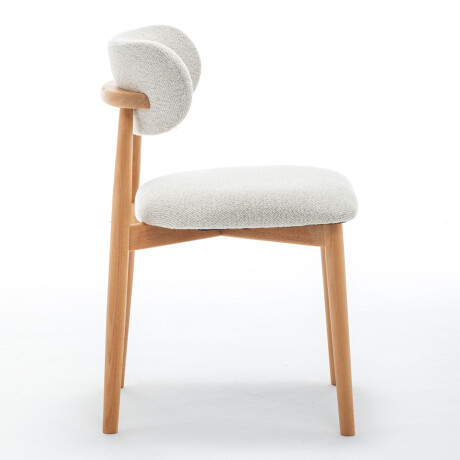 SILLA DE COMEDOR MADERA NATURAL-BEIGE SARAH