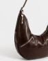 Saca Cartera Saca Con Charm - Marron Oscuro