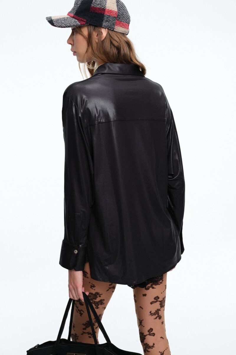 CAMISA BRILLO Negro