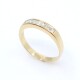 Anillo en oro 18k amarillo y brillantes Anillo en oro 18k amarillo y brillantes