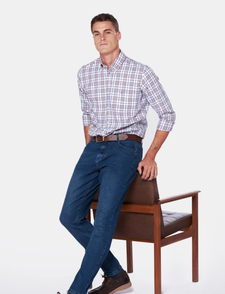 PANTALÓN DE JEAN SKINNY Azul oscuro