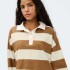 CAMISA POLO ML FEM CAQUI