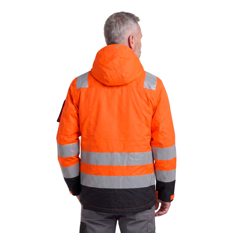 Diadora GAR M - Utility HV&Rain HV JACKET ISO 20471 EXTERNAL SHELL Naranja