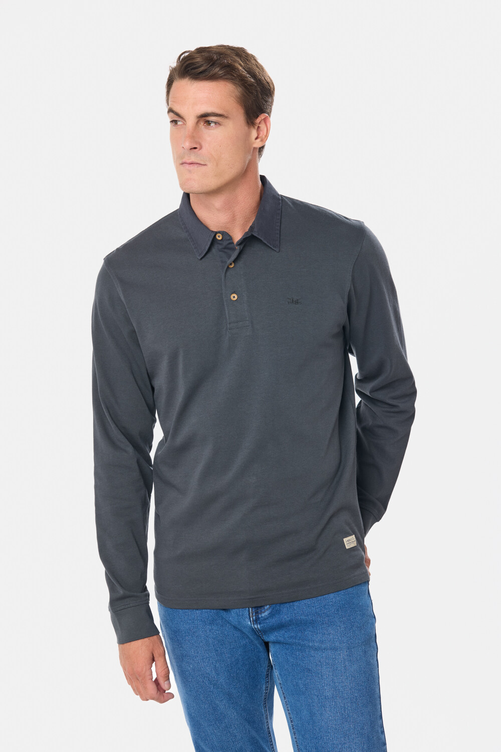 POLO JERSEY LISA Gris
