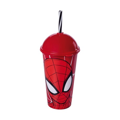 Vaso 3D 500ml SpiderMan Rojo