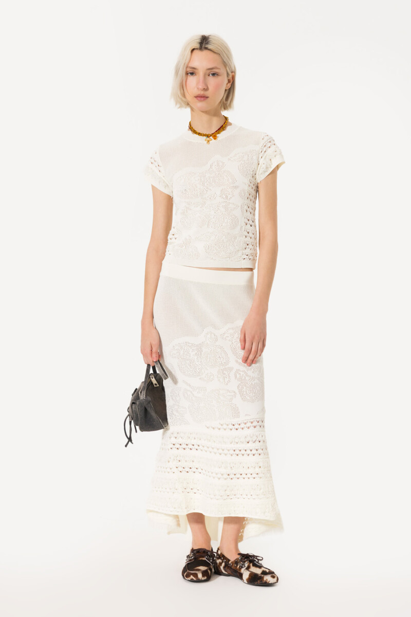 POLLERA CERISE Beige