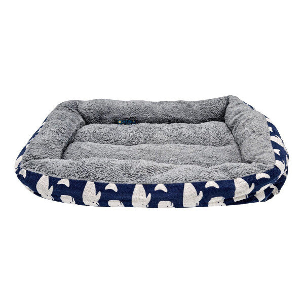 Cucha Cama Colchón Perro Mascota Gato 61 X 40 Rectangular Variante Ballenas