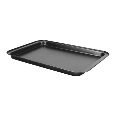 Asadera Placa de Horno Antiadherente Rectangular 37x26x1.8Cm Gris