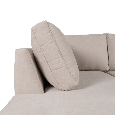 Rinconera Amadeus - Tela Microfibra - Chaise Izquierdo 2226 (Beige)