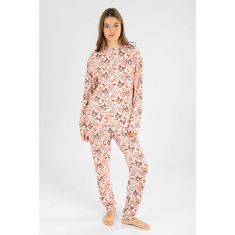 Pijama hello kitty aop hacci Rosado
