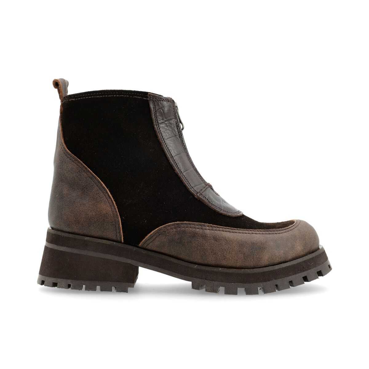 BOTA CUERO - VENET DIALL - MARRON 