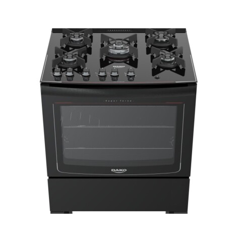 Cocina Dako Supreme Glass 5H Negro 1995 Cocina Dako Supreme Glass 5H Negro 1995