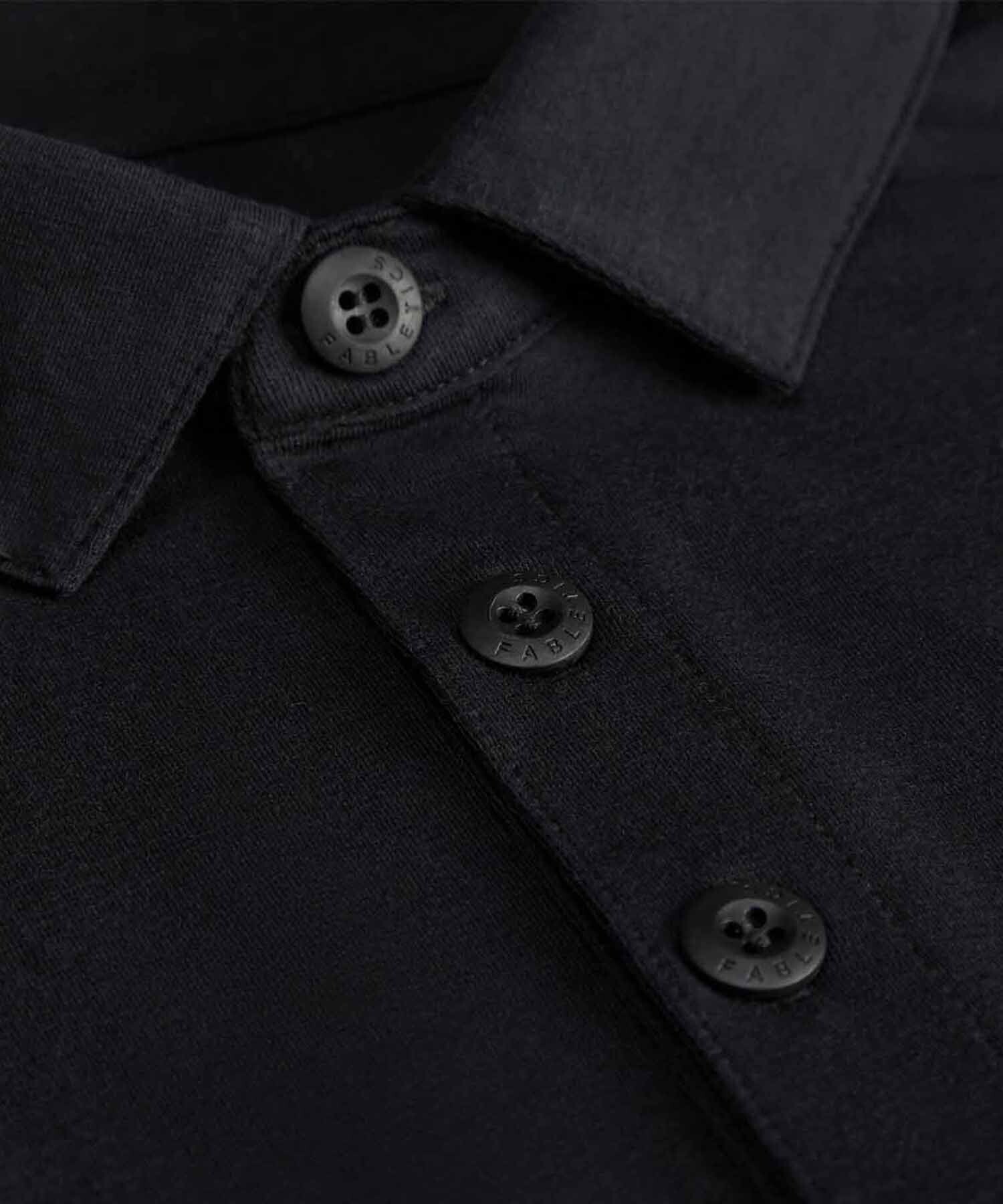 Polo Manga Corta The 24-7 Hombre Black