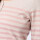 REMERA RAYADA DE ALGODÓN Beige