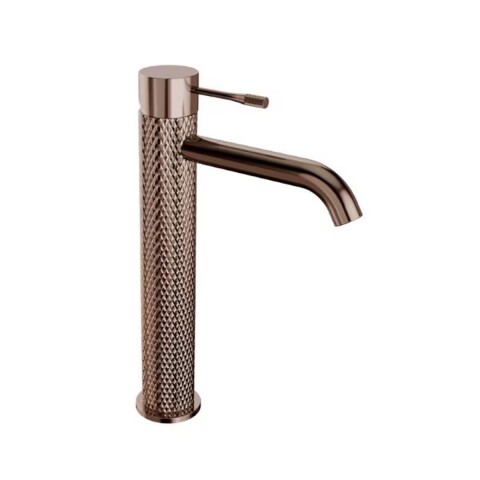 Grifería de lavatorio Monocomando alto de mesada Signature bronce cepillado Grifería De Lavatorio Monocomando Alto De Mesada Signature Bronce Cepillado