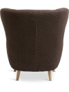 Sillón VILDSUND 1 cuerpo tela bouclé marrón Sillón VILDSUND 1 cuerpo tela bouclé marrón