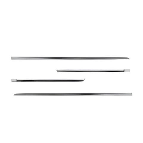 JUEGO DE MOLDURAS GOL G5 / G6 10/16 FINAS CROMADAS Juego De Molduras Gol G5 / G6 10/16 Finas Cromadas