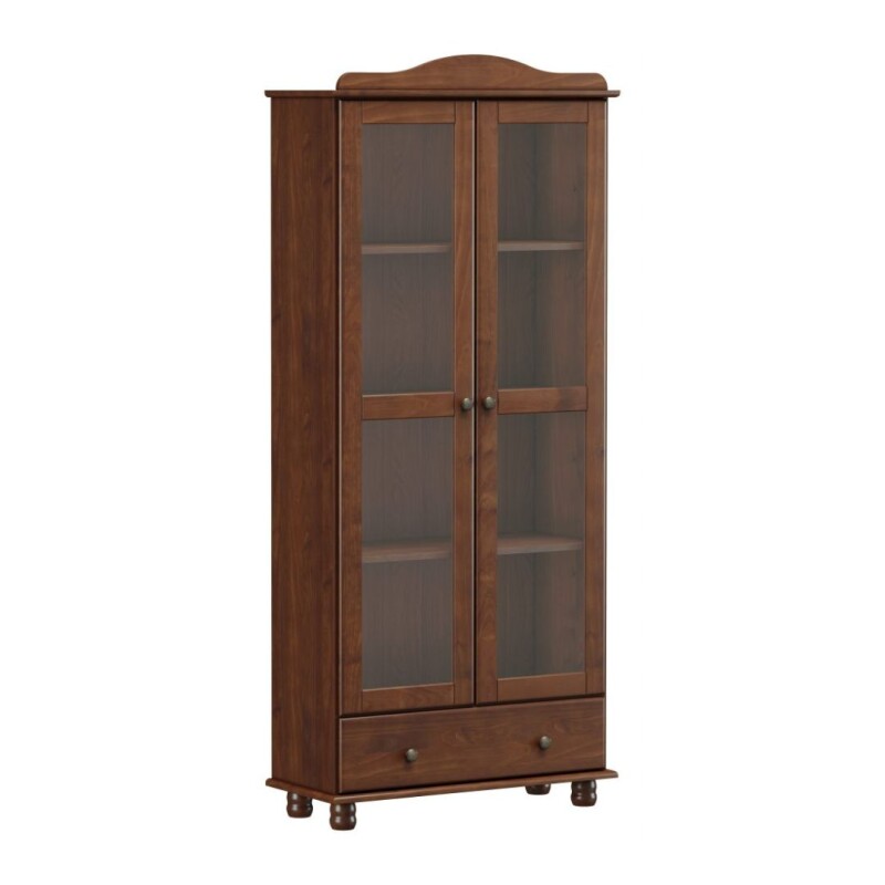 Cristalero Finestra Rubi 2 Puertas 1 Cajón 8932 Café Cristalero Finestra Rubi 2 Puertas 1 Cajón 8932 Café