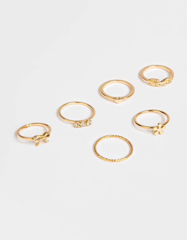 Sets Anillos De metal Set De Anillos - Dorado